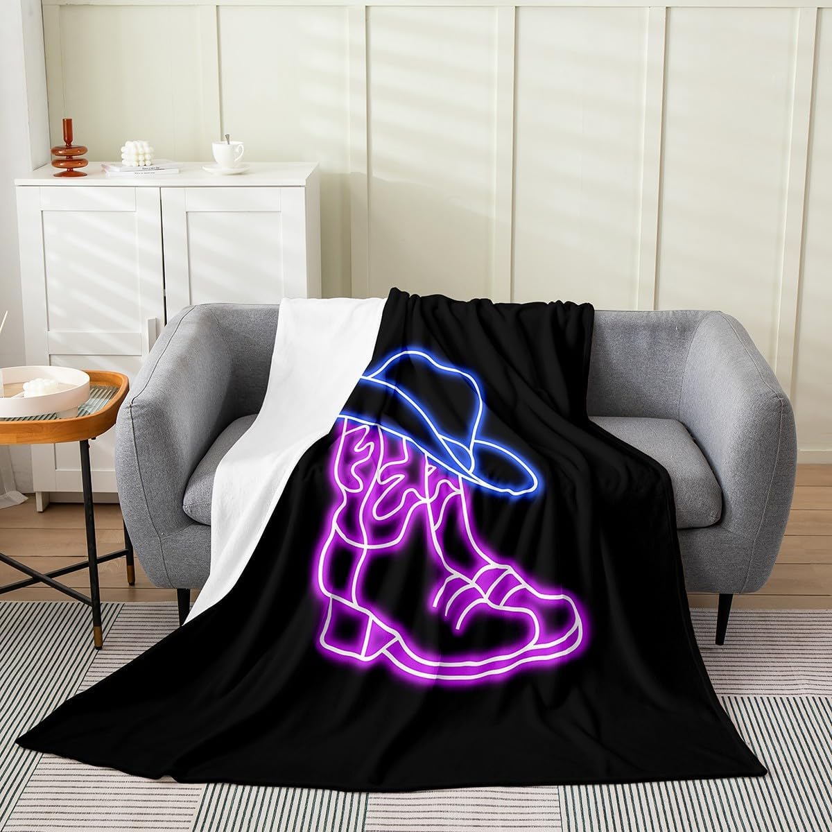 jejeloiu Dog Lover Plush Throw Blanket, Queen 90"x90" Cute Dog Paw Print All Season,Bed Blanket Animal Theme Flannel Fleece Blanket Animal Pet Dog All Season