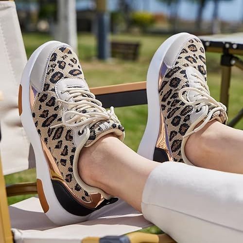 Miniatura 8 de OrthoComfoot Zapatos ortopédicos para caminar para mujer con soporte de arco cómodas zapatillas de deporte de moda para fascitis plantar, zapatillas