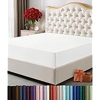 Utopia Bedding Cal King Lenzuolo con angoli, con tasca profonda
