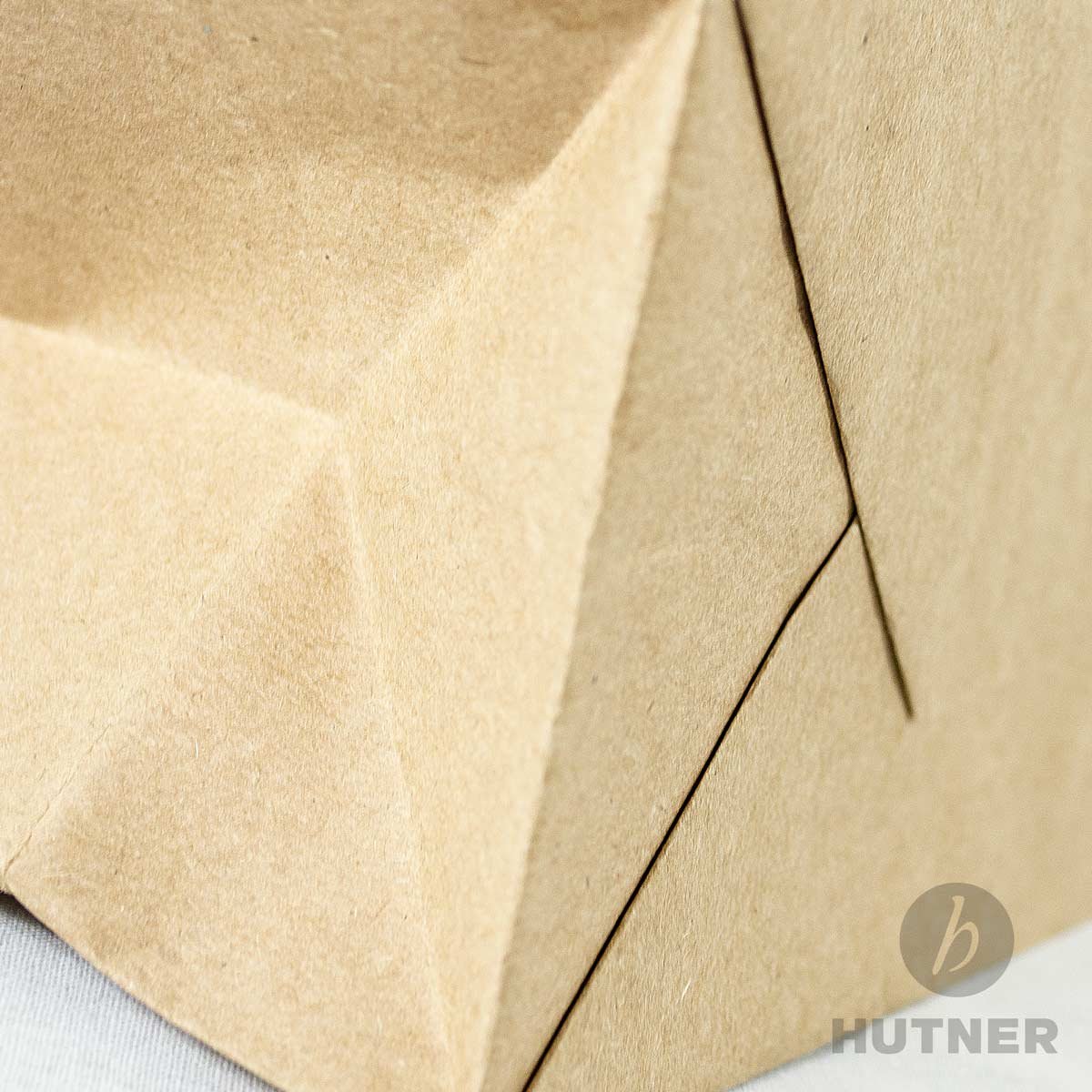 250 x Bäckertüten braun 32+22x27 cm | Papiertüten extra breiter Boden | Konditortaschen Papier | Take Away Tüten | HUTNER