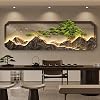 3D Decorative Painting, Creative Wall Sculptures with LED Light, Wall Art Decor Painting, Modern Hanging Mural, for Living Room Entrance Bedroom(Brown 1,30 * 90cm/11.8 * 35.4in)