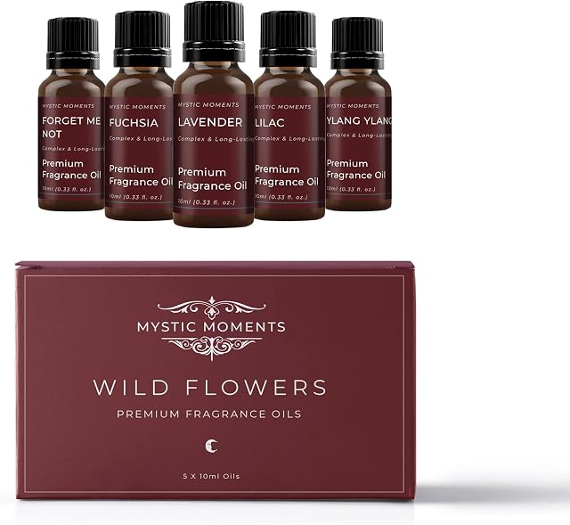 Mystic Moments | Fragrant Oil Starter Pack - Wild Flowers - 5 x 10ml
