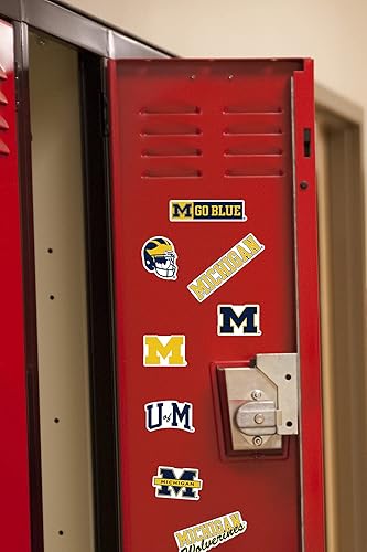 Miniatura 5 de University of Michigan - Paquete variado de 50 calcomanías de vinilo grandes de lujo para laptop, botella de agua, álbumes de recortes, tableta,