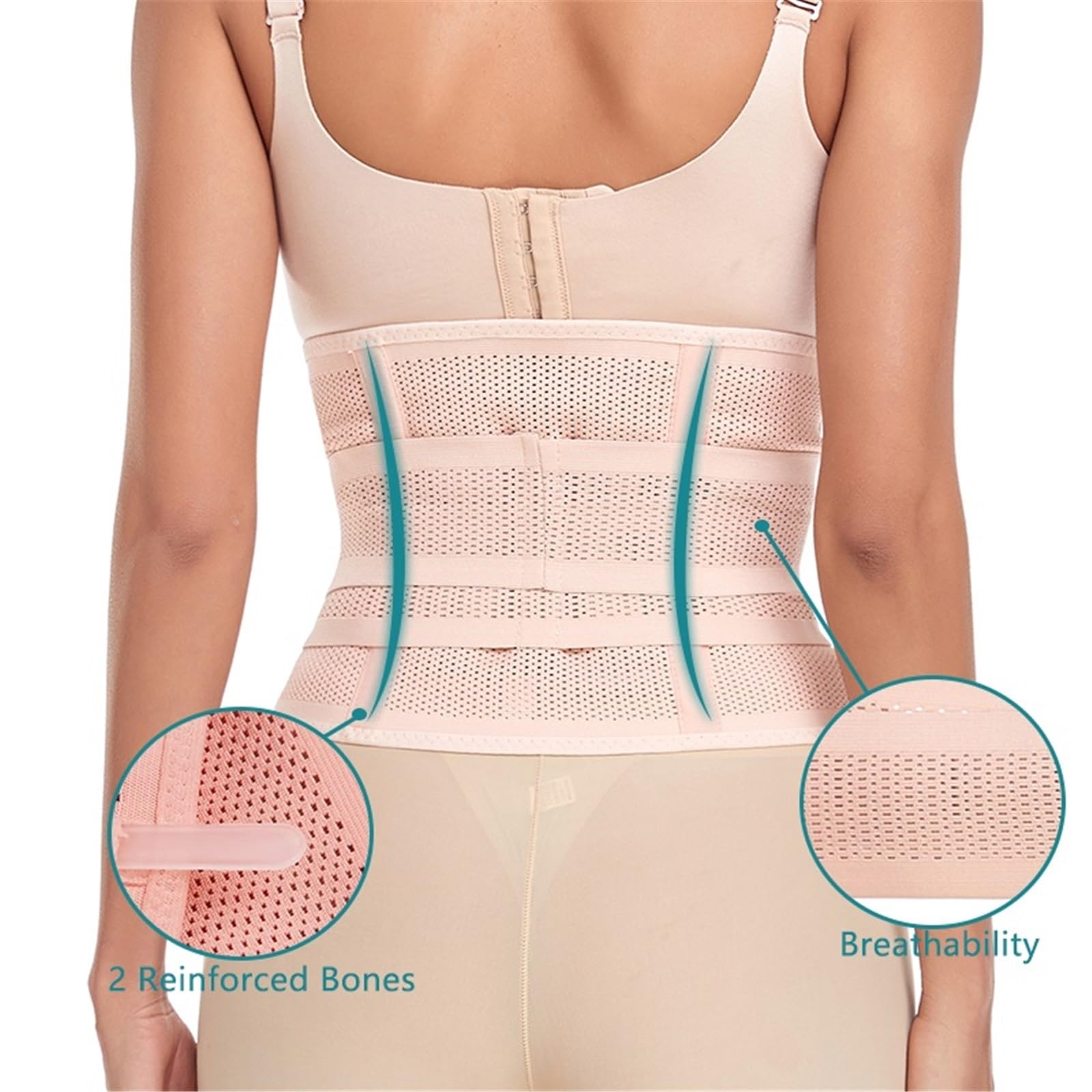 Faja posparto Cinturón de recuperación de cesárea Soporte de Espalda Faja Abdominal Faja Abdominal Faja posoperatoria Faja Postparto(2 PCS,XL)