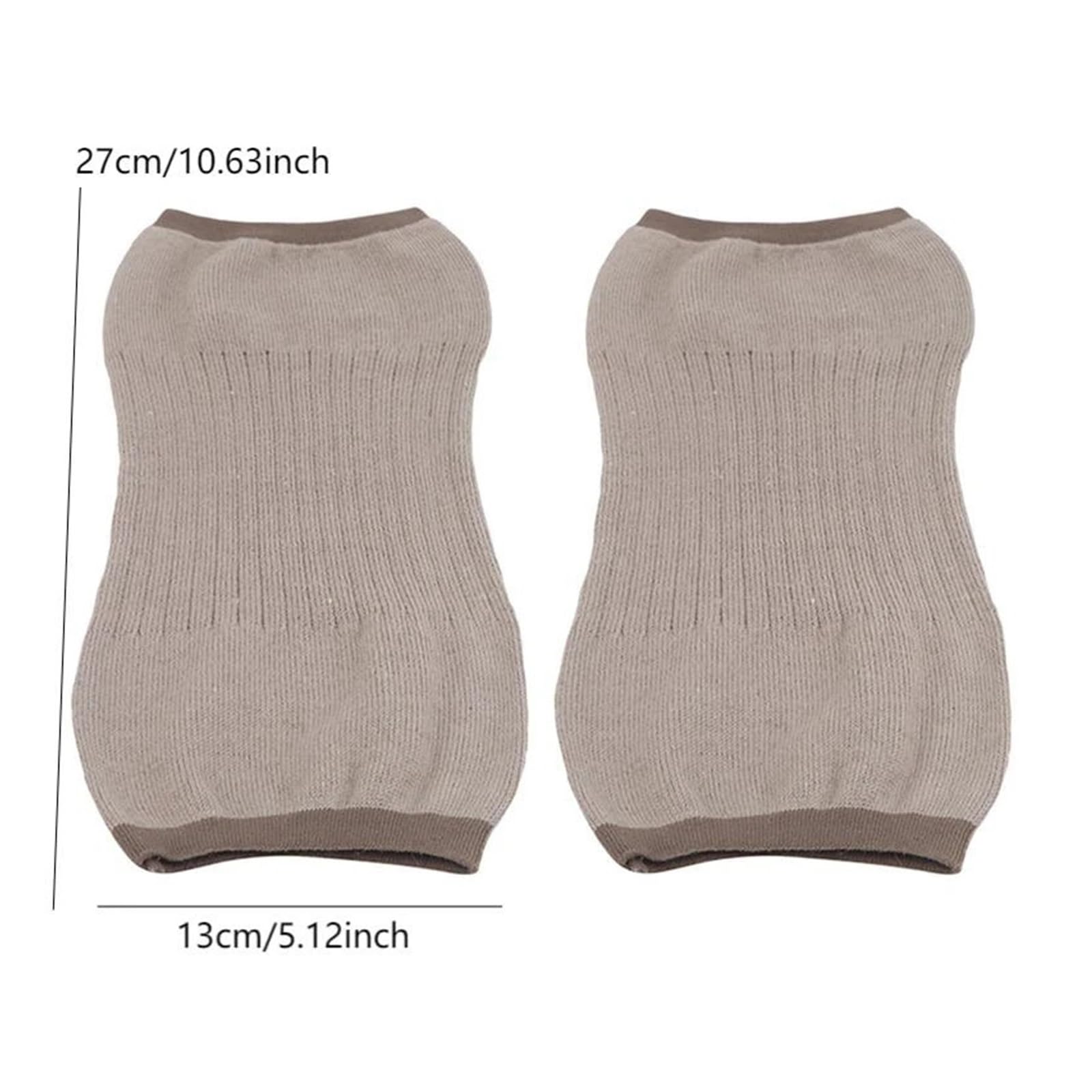 Rodilleras Deportivas Antideslizantes con Soporte y Calentadores (2 Unidades) para Hombre y Mujer, de Cachemira, térmicas de Invierno, Ideales para Ciclismo y esquí.