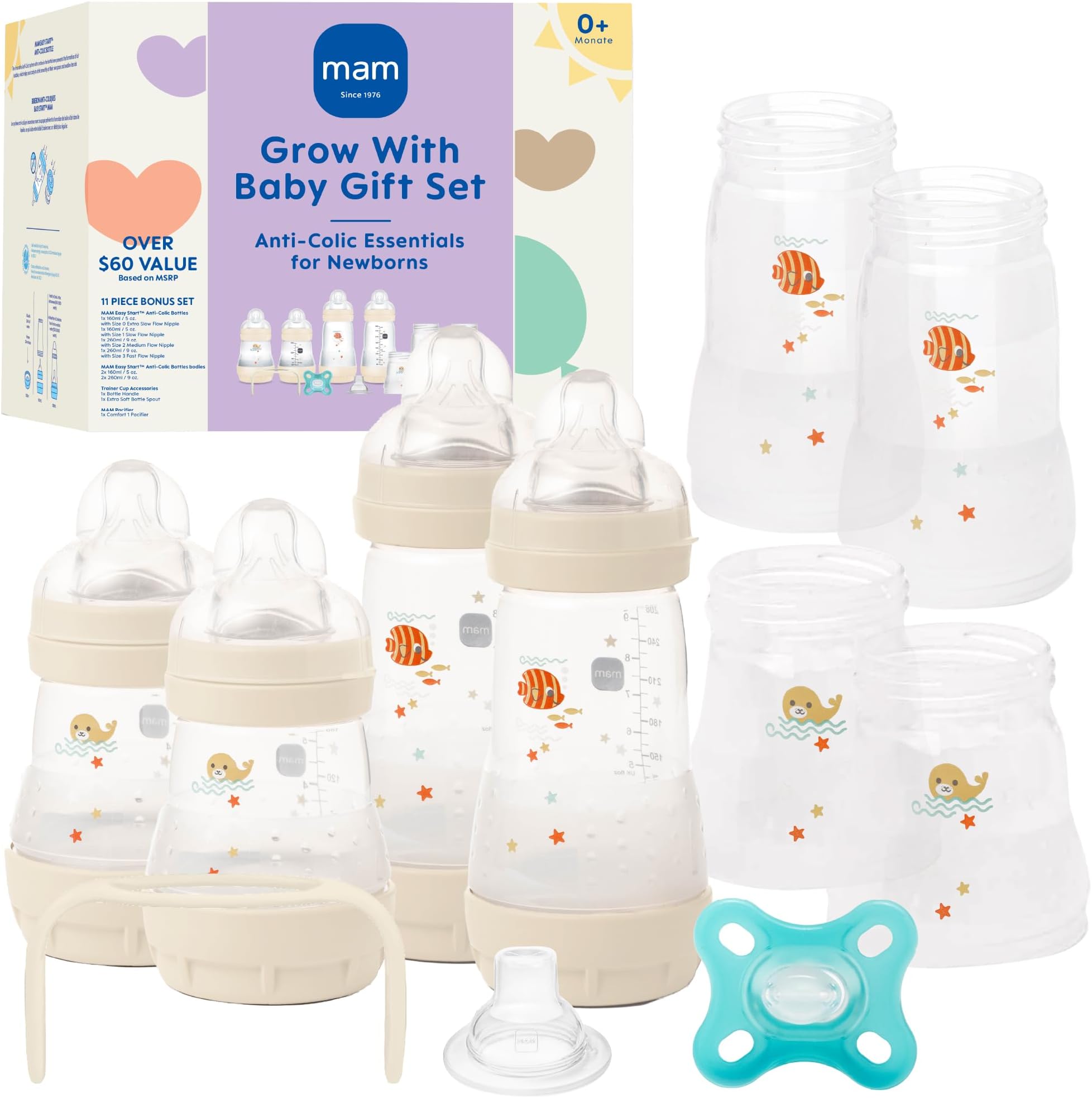 Grow with Baby Gift Set, 15-Piece, 0-4 Months, Unisex