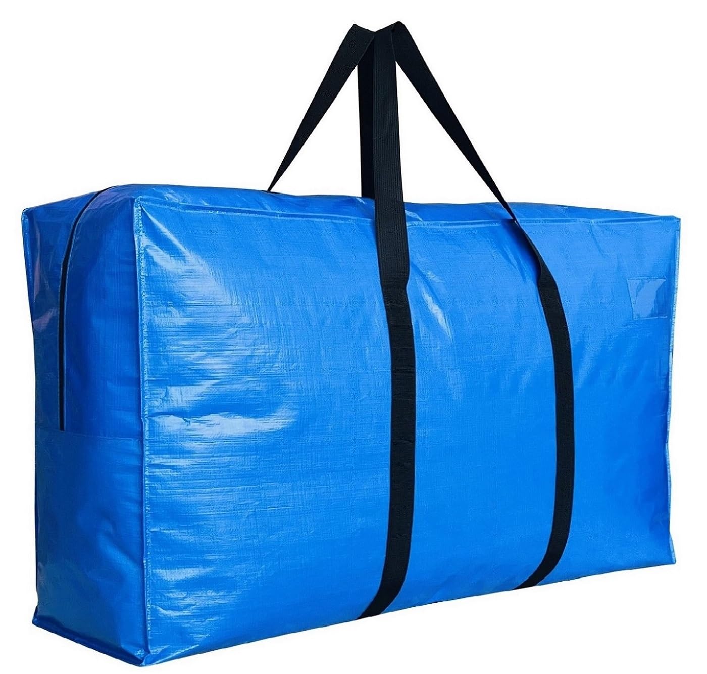 DoYiKeExtra Large Storage Duffle Bag with Zippers and Handles, Big Foldable Duffle Bag for Travel, PE Blue, XX-Large - 42"(L) X 13.5"(W) X 23"(H), Travel