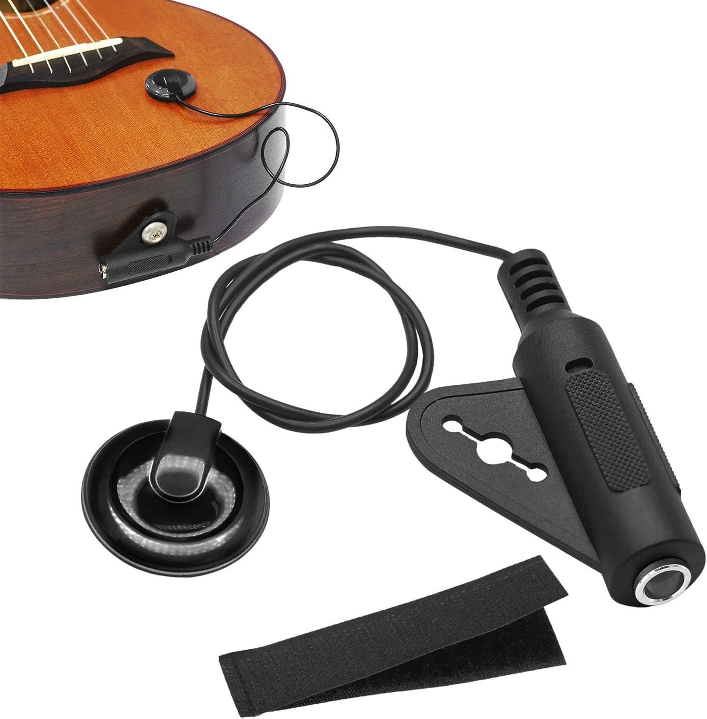 Amazon.co.jp コンタクトマイクピックアップ 1/4 ジャック楽器ピックアップギターマイクピックアップ バイオリン