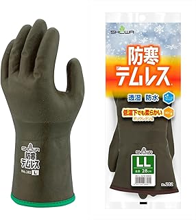 【防寒手袋】 ショーワグローブ(Showaglove) No.282 防寒テムレス オリーブグリーン LLサイズ 1双