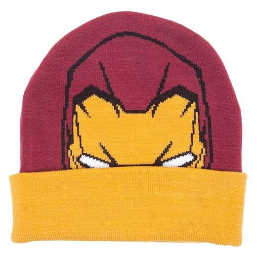 Marvel Captain America - Beanie met Gebreide Patroon