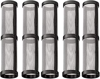 5 piezas de filtro de colector de bomba, filtro de colector de pulverizador sin aire 246384, negro, malla 60(60Mesh)
