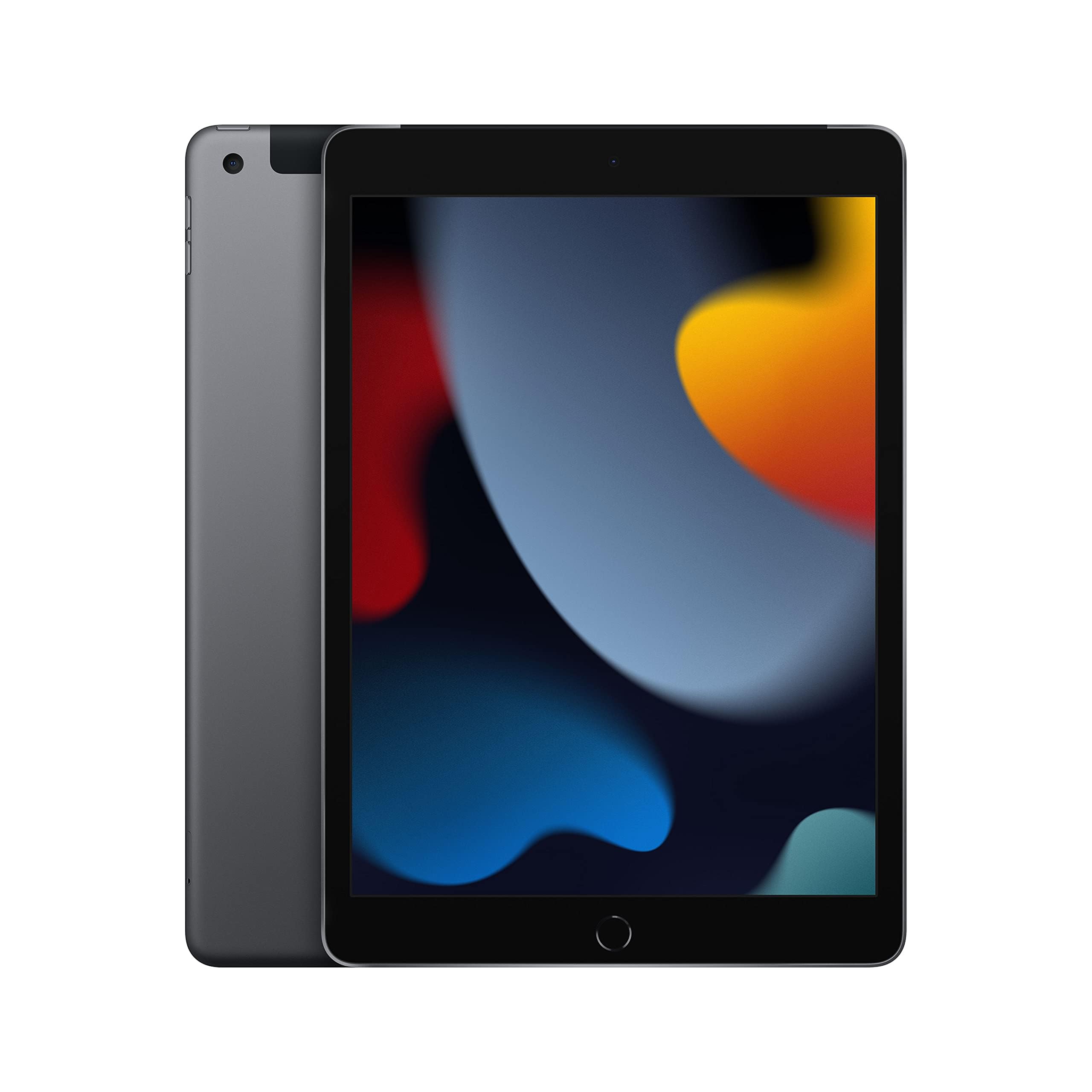2021 Apple iPad (10,2-pouces, Wi-Fi + Cellulaire, 256 Go) Gris Sidéral (Reconditionné)
