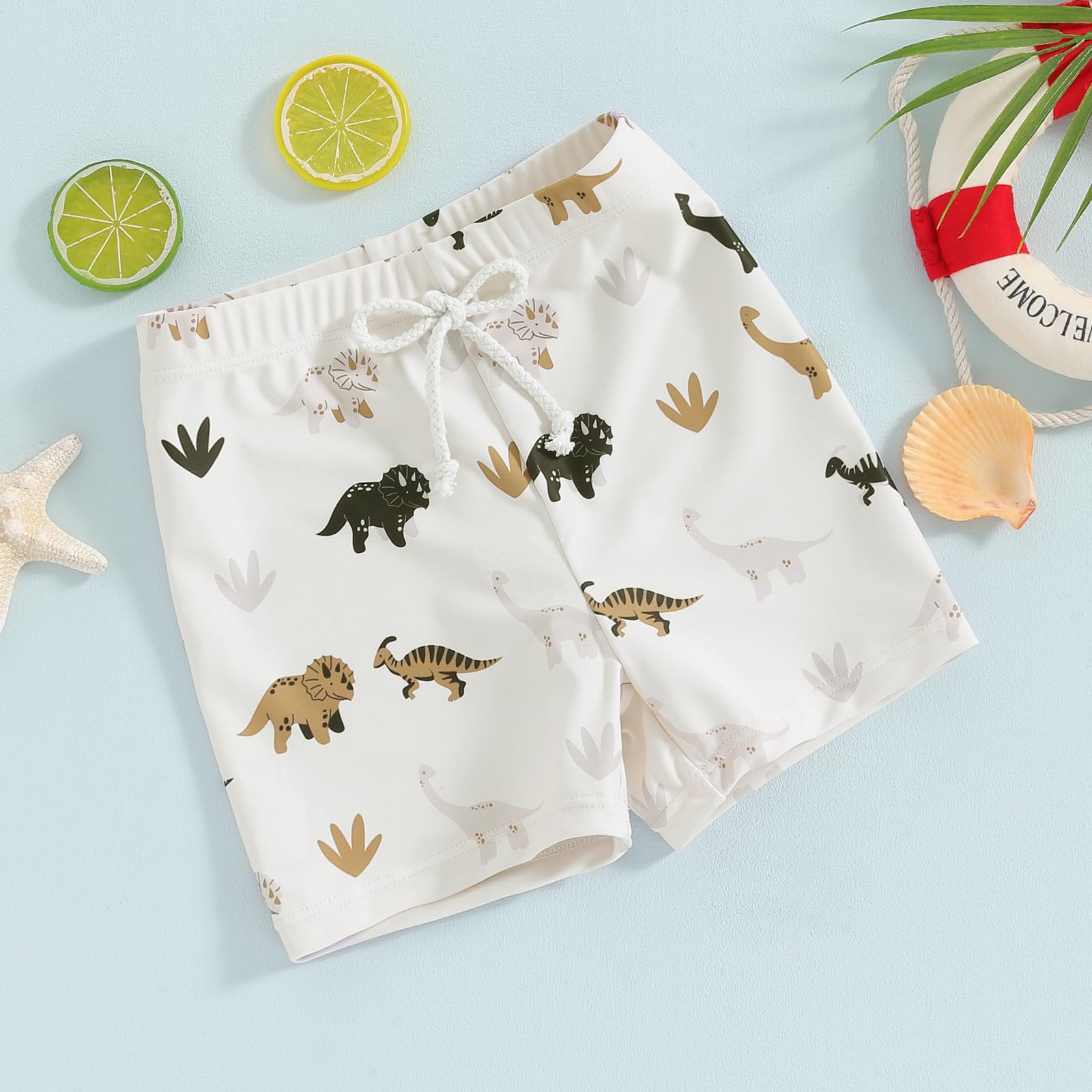 Short de Bain Bébé Garçon Maillot de Bain Enfant Imprimé Shorts de Plage Piscine Natation