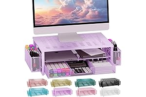 Purple Monitor Stand for Desk