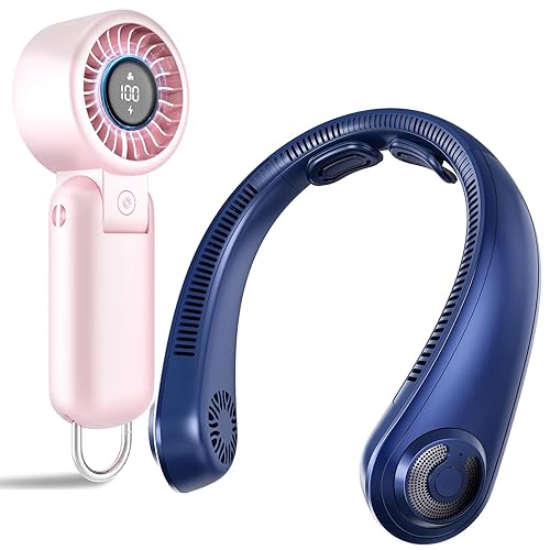 Neck Fan - Portable Personal Cooling Bladeless Neck Fans that