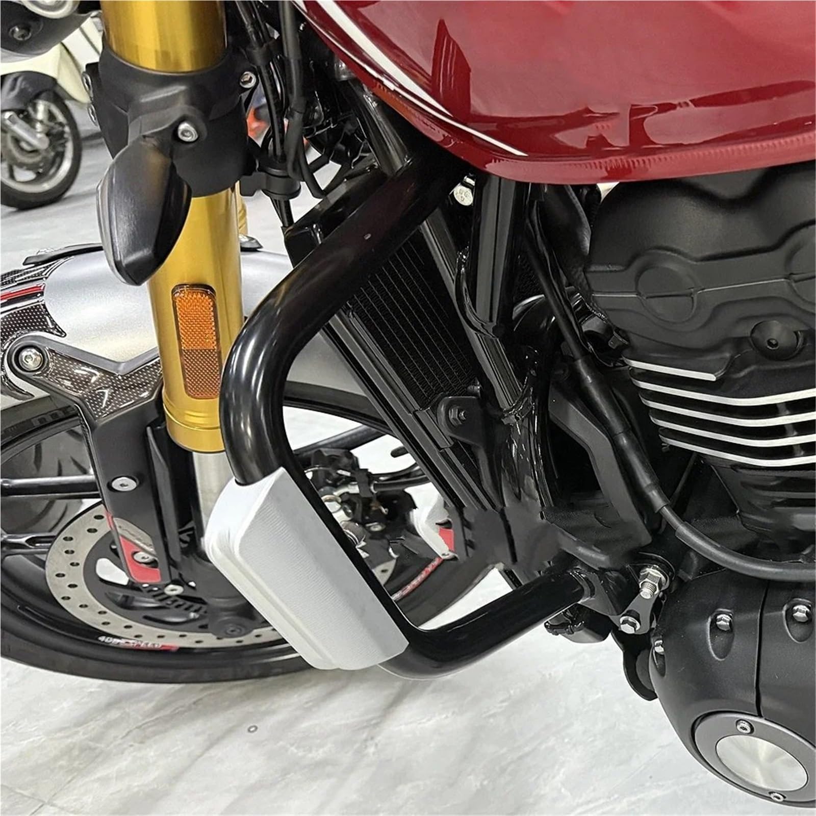 Motocyklowy zderzak CNC Crash Bar anty-upadek osłona silnika FIT dla Speed ​​400 Scrambler 400X 2024 2025 ochrona przed upadkiem