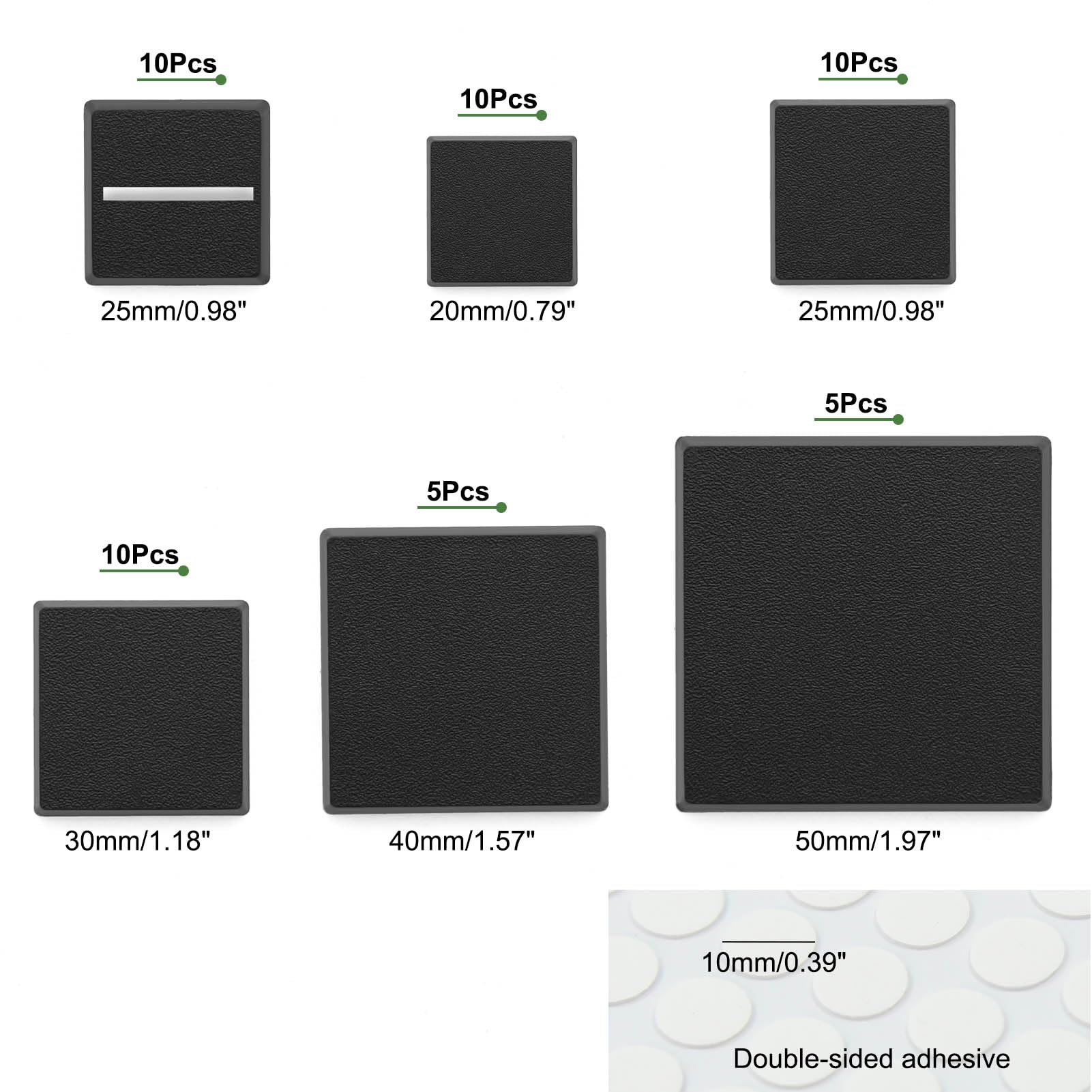 JakeSpecial – Evemodel 25x50MM Rectangular Miniature Bases Set - Foto 10