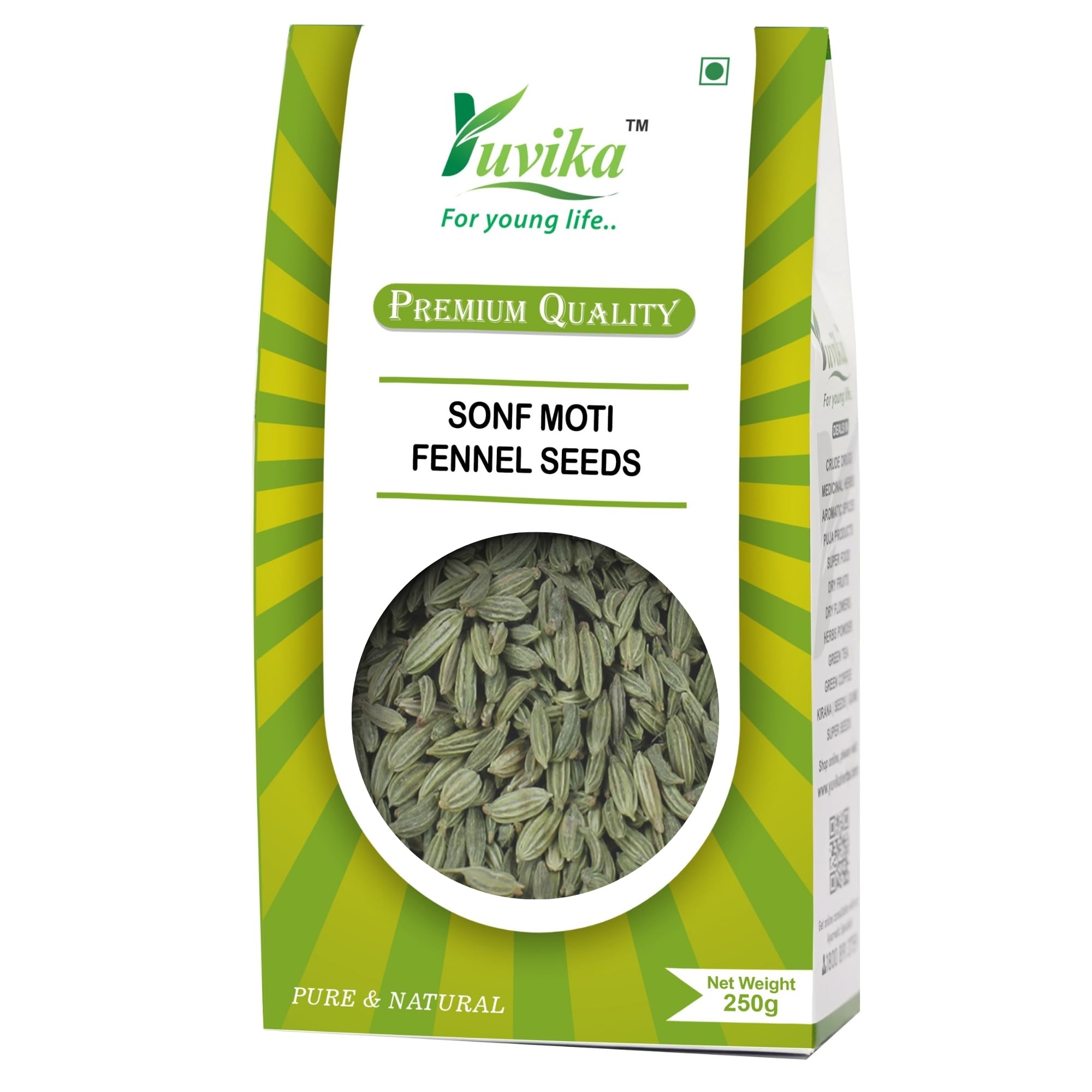 Saunf Moti - Sonf- Fennel Seed Big - Foeniculum Vulgare Mill 250 Grams (B0BZZV6MY6) Amazon Price History, Amazon Price Tracker