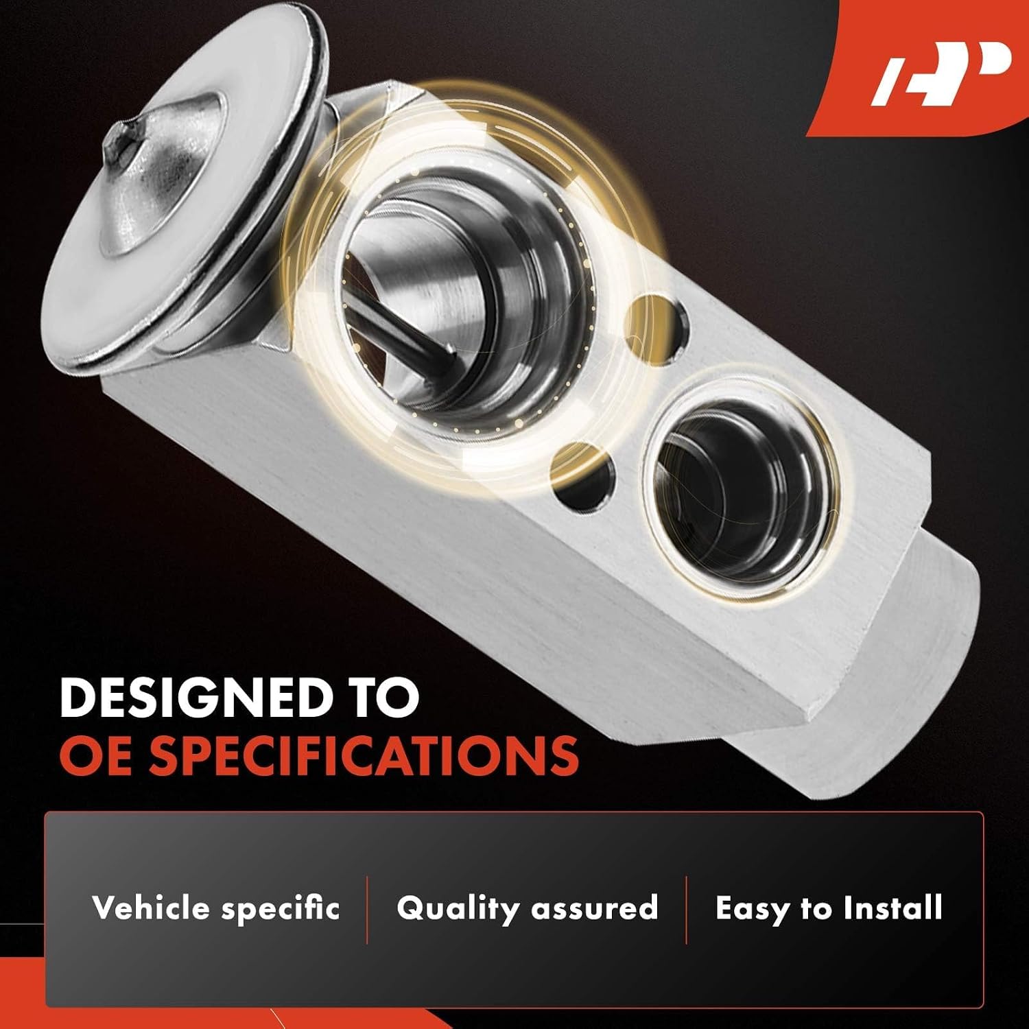 A-Premium AC Expansion Valve Compatible with Smart Fortwo 2008-2016 1.0L, Fortwo 2016 0.9L, Fortwo 2011-2016 ELECTRIC