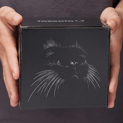 Miniatura 8 de Taza de café de cerámica con diseño de gato de 14 onzas, regalo para amantes de los gatos, regalos personalizados para inauguración de la casa,