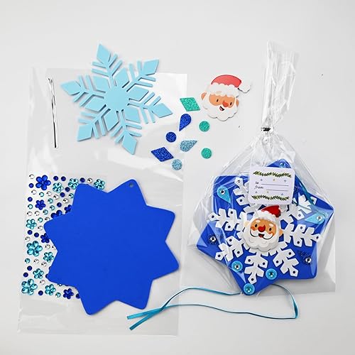 Miniatura 9 de TINYFUTURE Juego de 16 marcos de fotos de Navidad con 500 calcomanías e imán autoadhesivo, adorno de Navidad para niños y niñas, recuerdos de fiesta