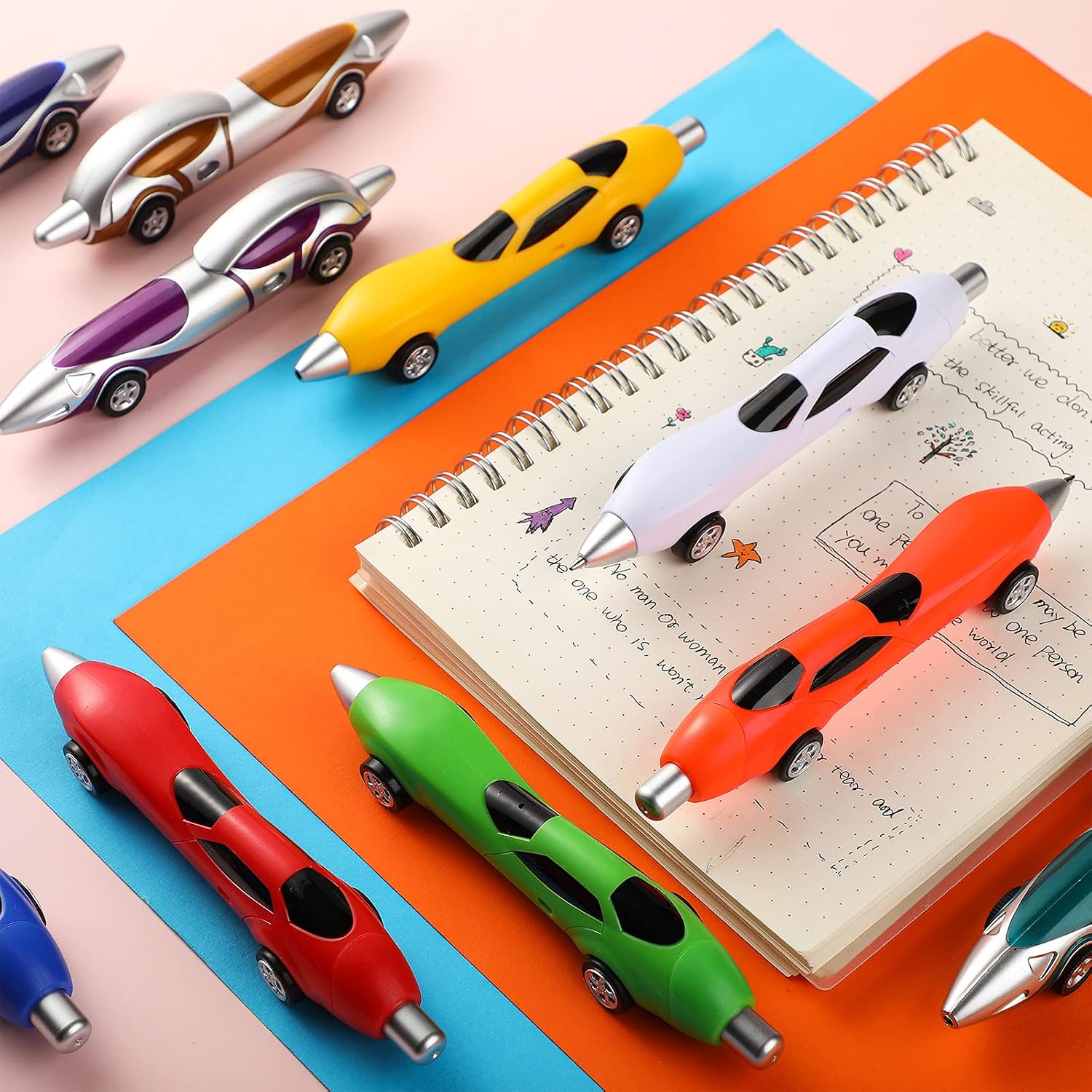 20 Pieces Car Pens Interesting Racing Car Pens Fun Cool Pencils for Office Stationary Supplie