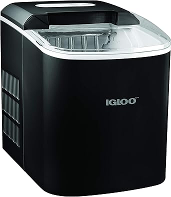 Igloo ICEB26BK Portable Electric Countertop 26-Pound Automatic Ice Maker, Black