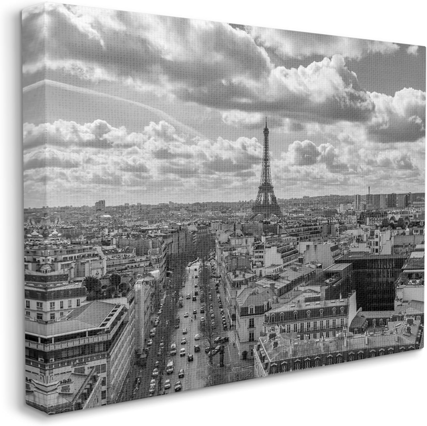 Stupell Industries Urban France Cityscape Canvas Wall Art by Silver