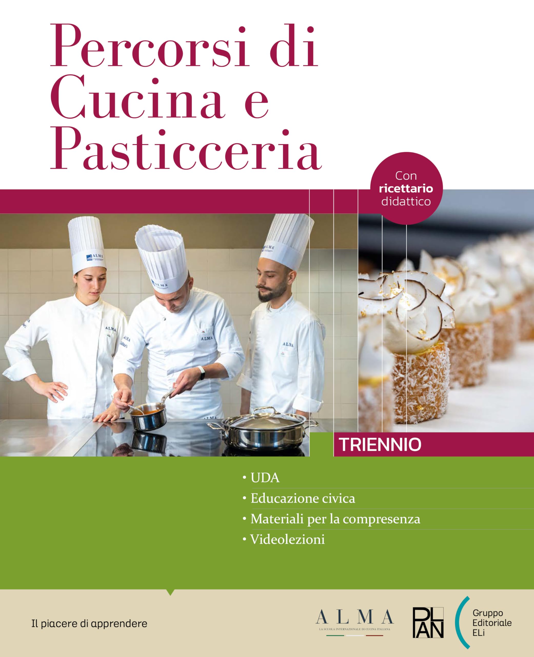 PERCORSI DI CUCINA E PASTICCERIA TRIENNIO + RICETTARIO