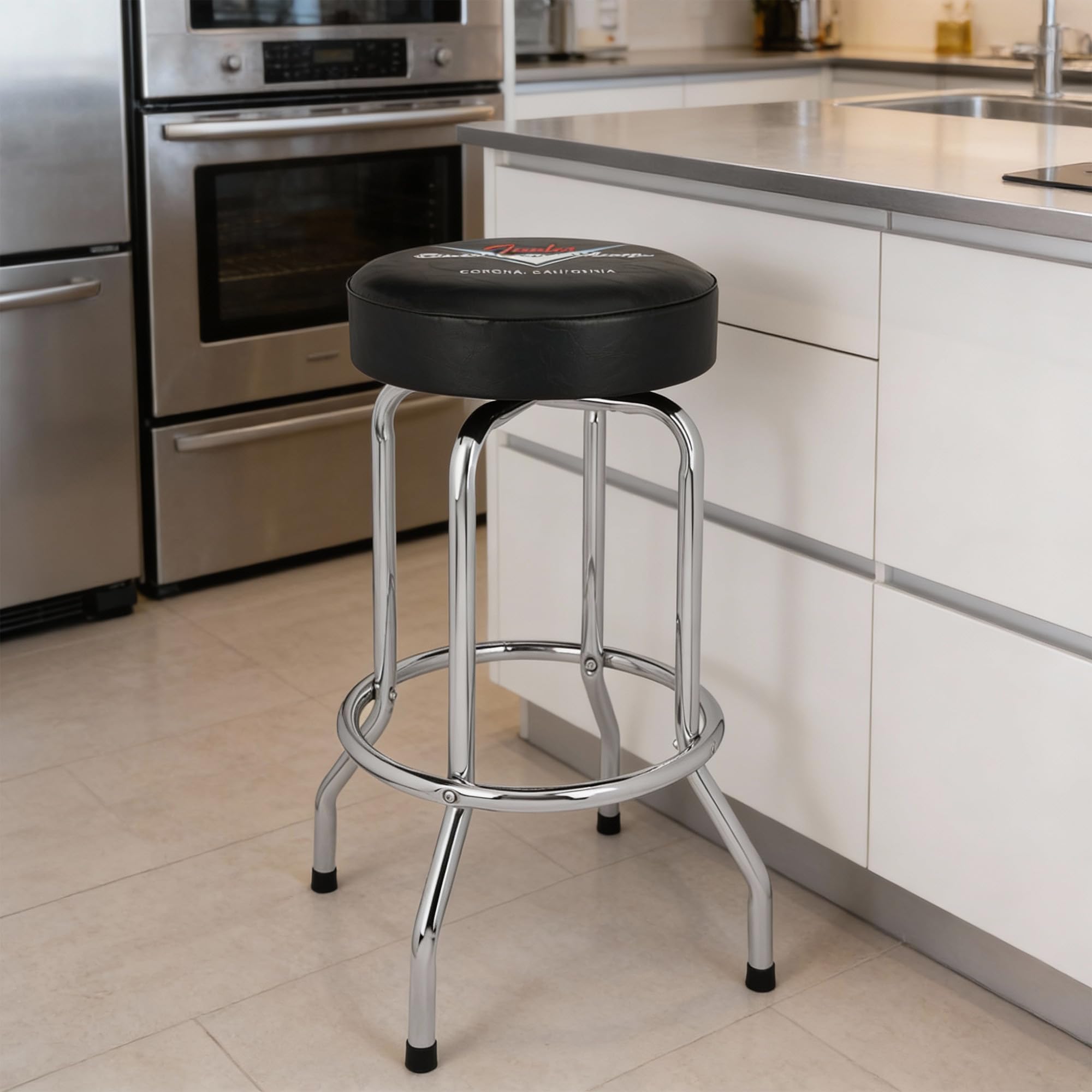 Amazon.com: Fender 30 Inch Custom Shop Chevron Logo Barstool
