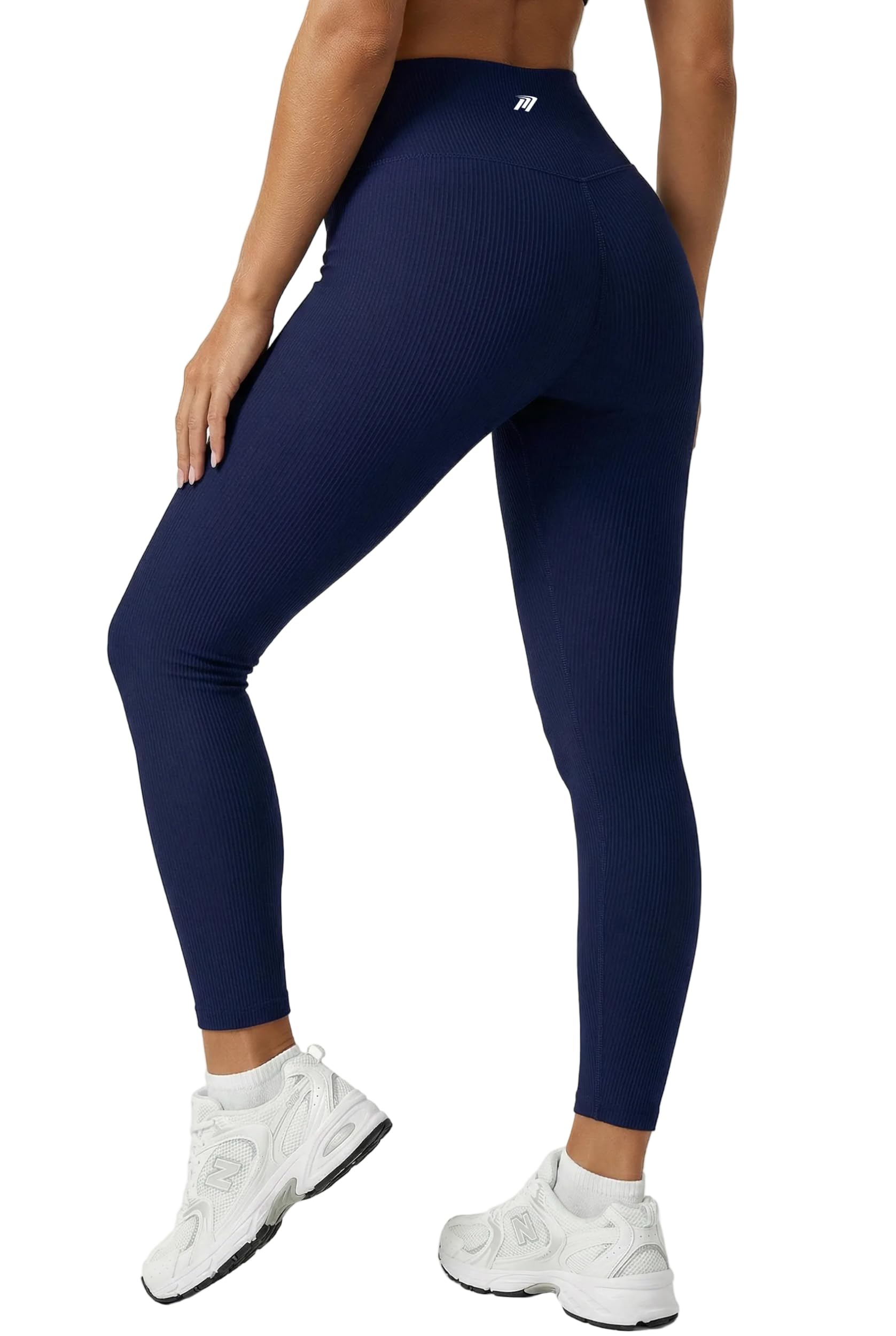 Leggings Vita Alta Donna Elasticizzati e Traspiranti, Leggings Sportivi Fitness Yoga Running e Palestra bianco crema S