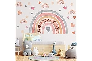 Colorful Rainbow Wall Stickers for a Vibrant Nursery