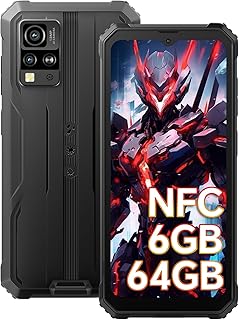 Blackview BV4800 (NFC) Téléphone Portable Incassable, 6Go+64Go/TF 1To Octa-Core, 6.56" HD+, Smartphone Incassable, 5180mA...