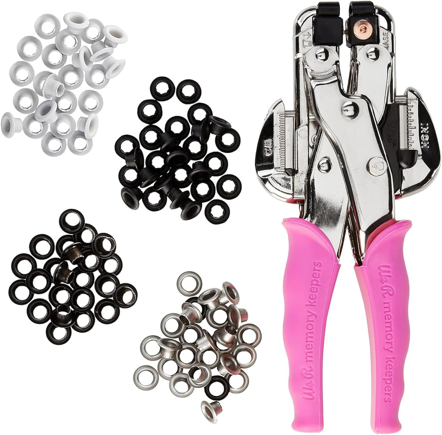 We R Memory Keepers Crop-A-Dile Punch Kit, Pink