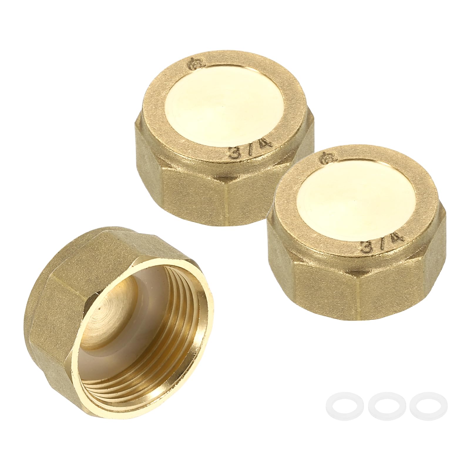 Bouchon de valve en laiton anti fuite pour climatiseur et tuyau d'eau 3/4 pouce