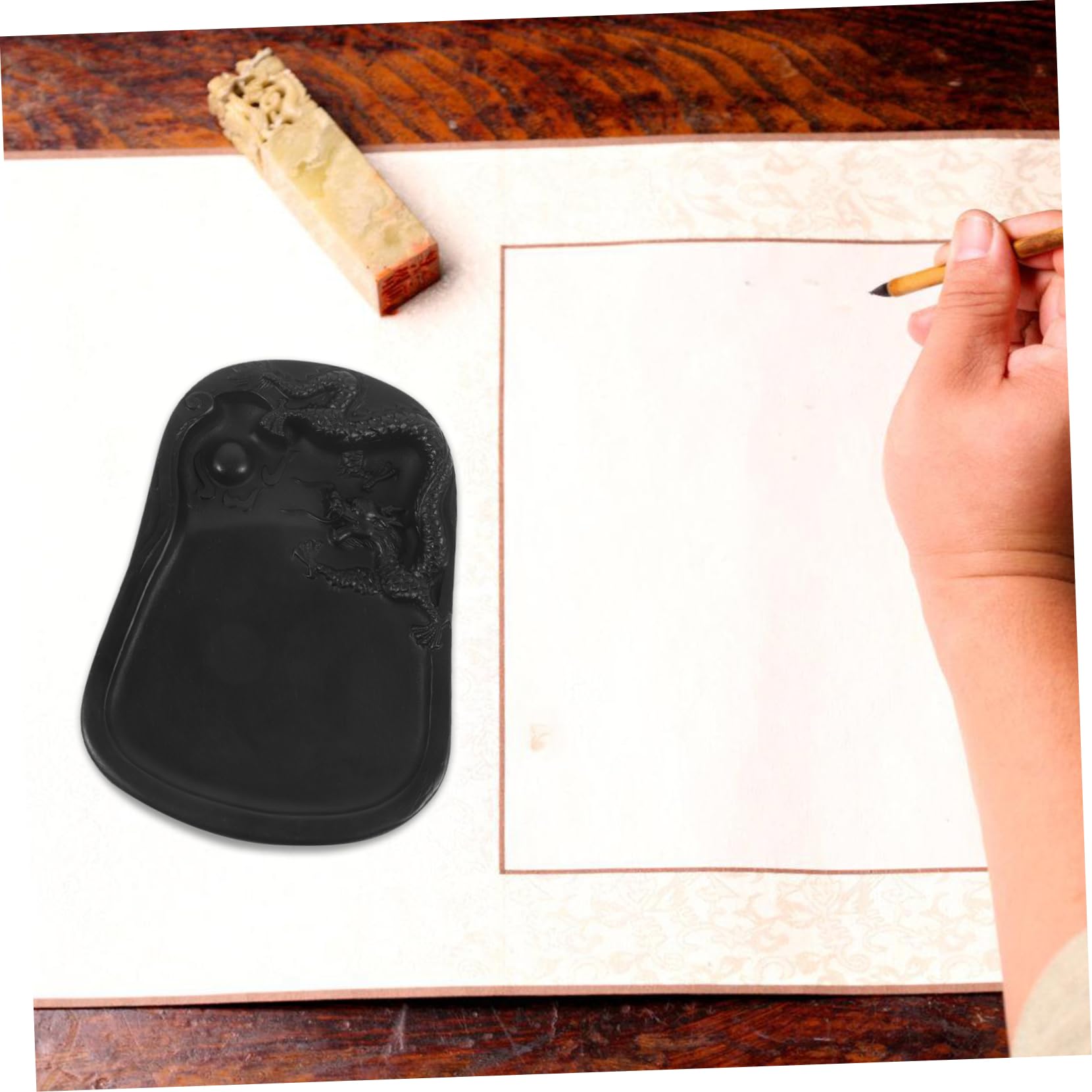 Kalligrafie Tuscheplatte Schwarze Chengni Tintenplatte zum Schreiben