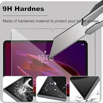 KZIOACSH 2 Pack Screen Protector for Lenovo Yoga Tab 11.1 Inch, Ultra Clear 9H Hardness Touch Sensitive Anti-Scratch Anti-Fingerprint Protective Tempered Glass Screen Guard for Lenovo Yoga Tab