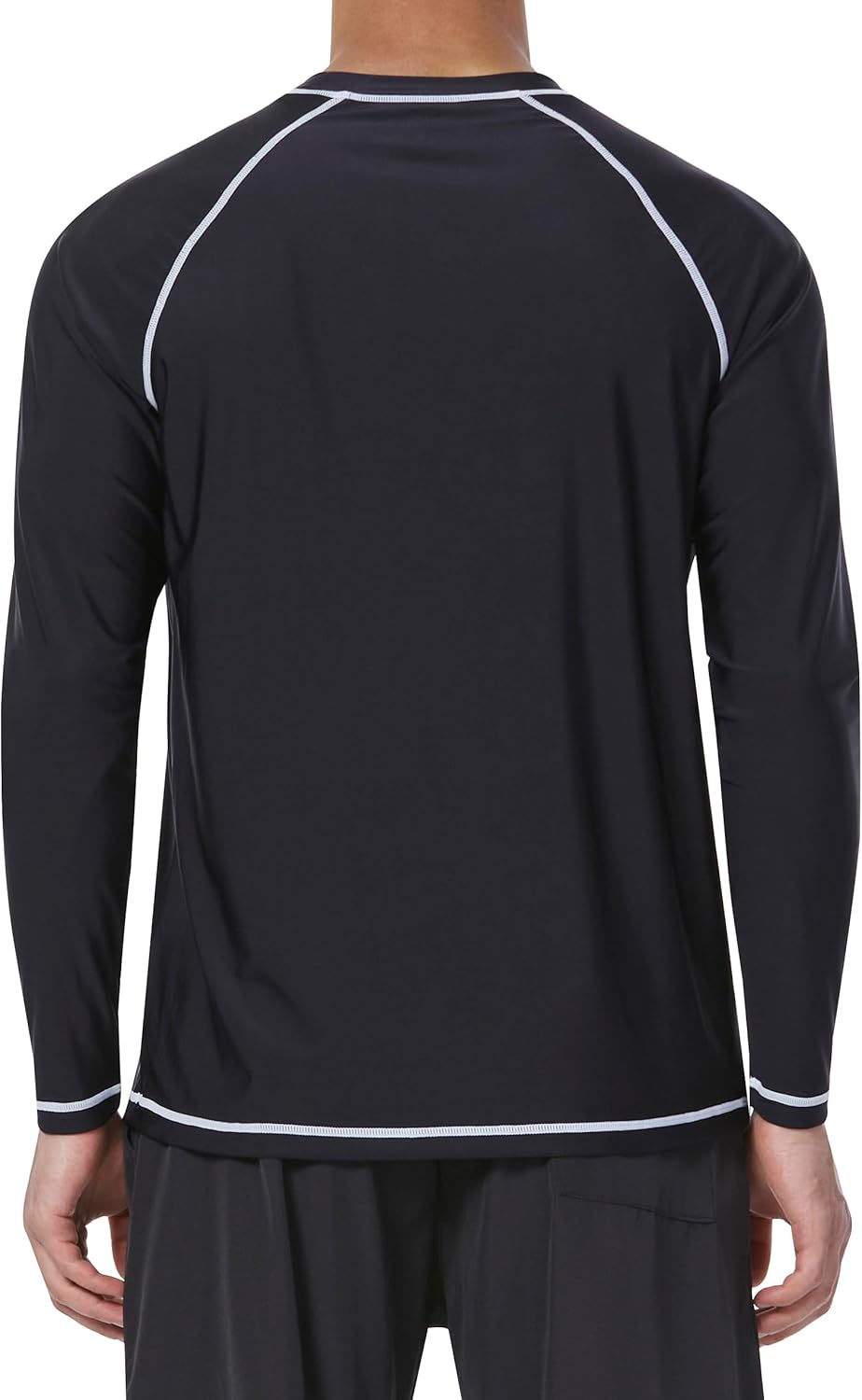 Mens Rash Guard UPF 50+ Swim Shirts UV Sun Protection T-Shirt Quick Dry Long Sleeve Beach Shirts for Fishing - Image 2