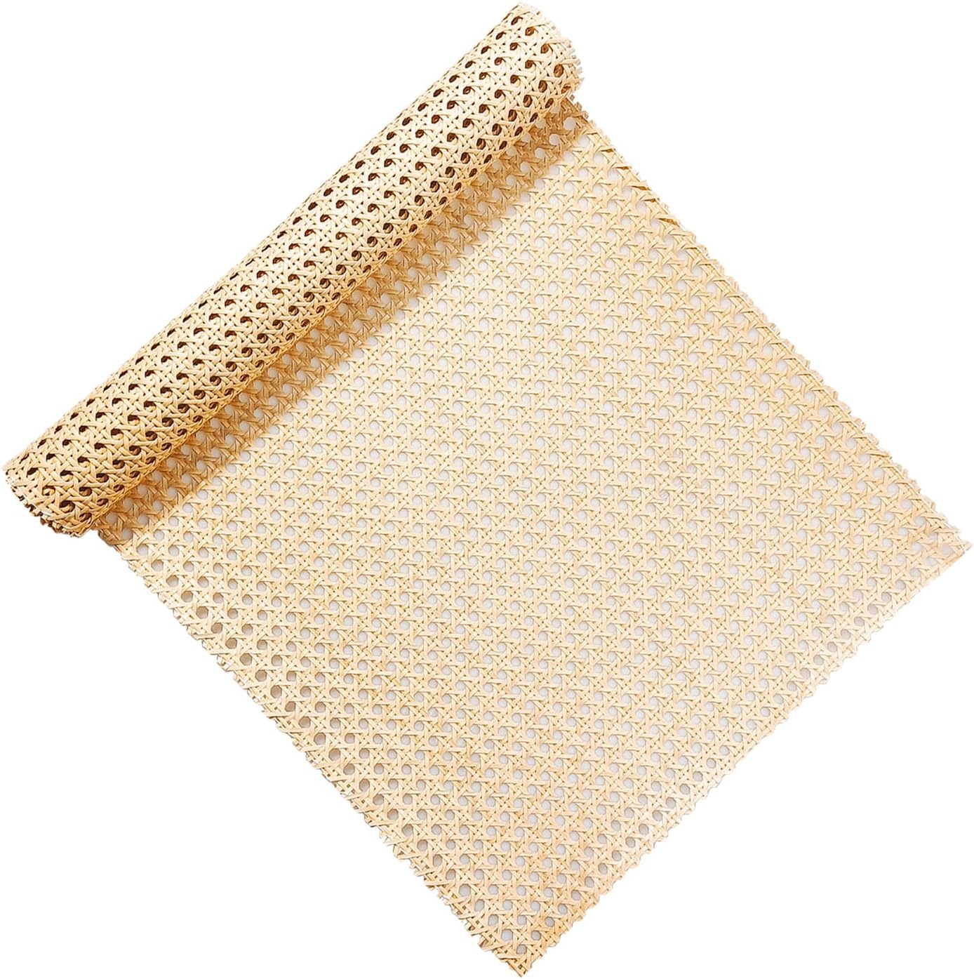 Wiener Geflecht,40x200CM Schimmelfest Rattan Geflecht Meterware,DIY Möbeldekoration Handgemachtes PE Kunststoff Flechtmatten für DIY Rattan Möbel