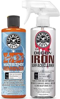 Chemical Guys Iron & Water Spot Remover Kit (2-16 oz Chemicals), Works on RVs, Boats, Bathrooms, Showers & Glass Shower Doors & More