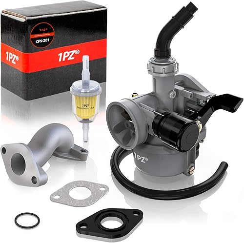 1PZ CR9-H01 PZ19 - Kit de colector de admisión de carburador de 0.748 in para CRF XR 50 2008 Up TaoTao Coolster Kazuma 110 Baja 50cc 70cc 90cc 110cc