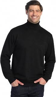 Gioberti Mens Jacquard Turtleneck Pullover Sweater