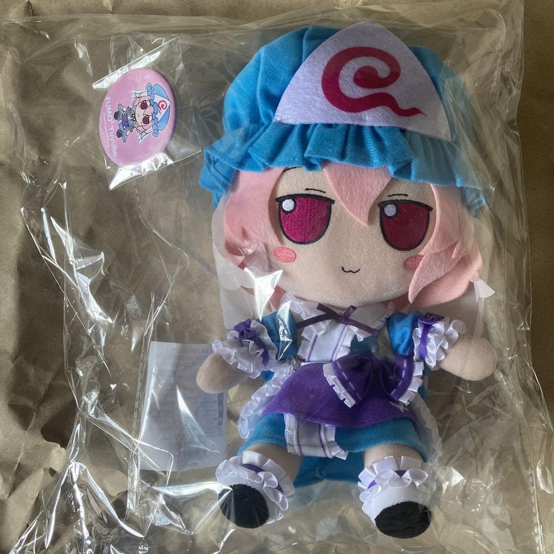 ふもふもゆゆこ まんなかさいず 西行寺幽々子 ぬいぐるみ Amazon