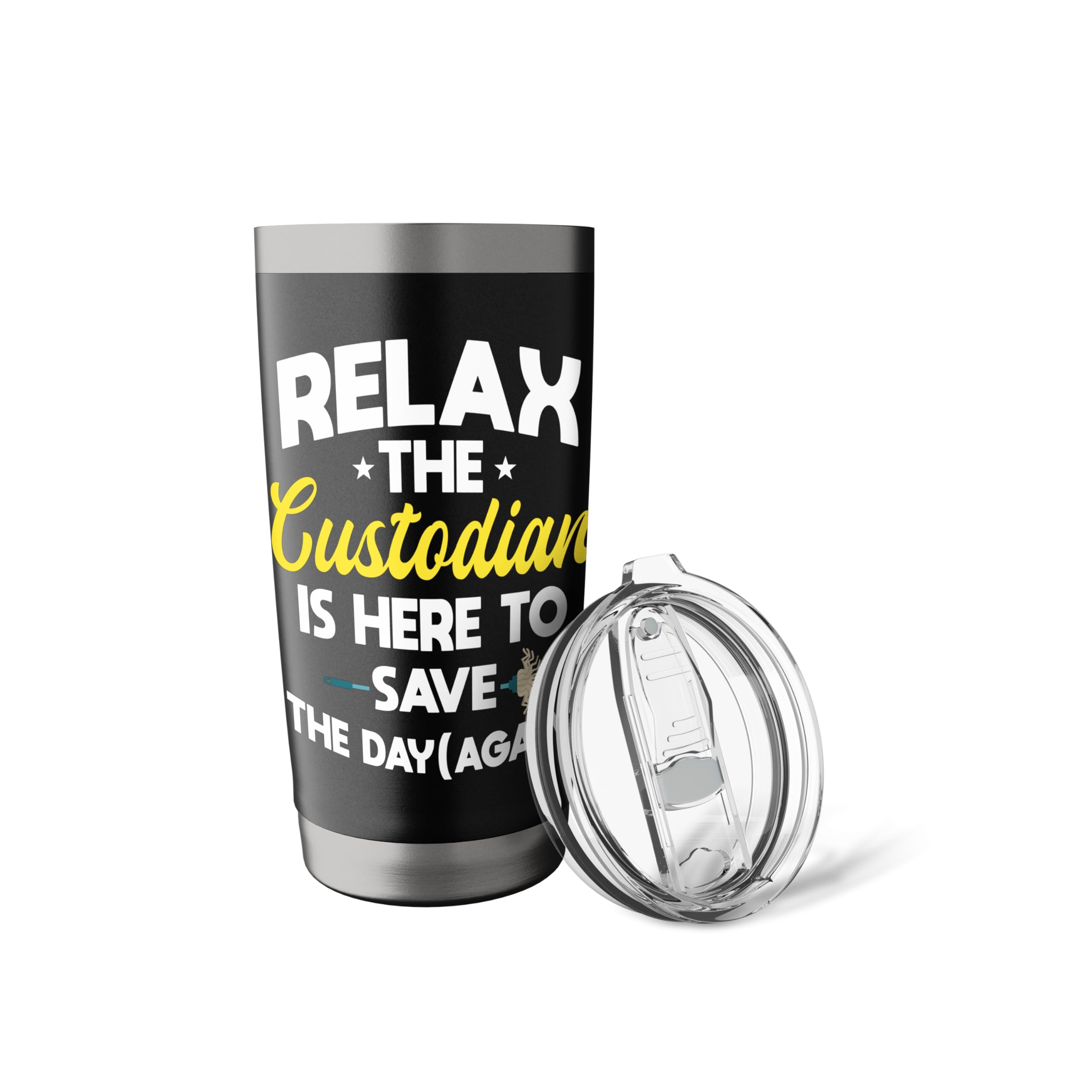 Amazon.com | Custodian To Save The Day Janitor Guard Caretaker