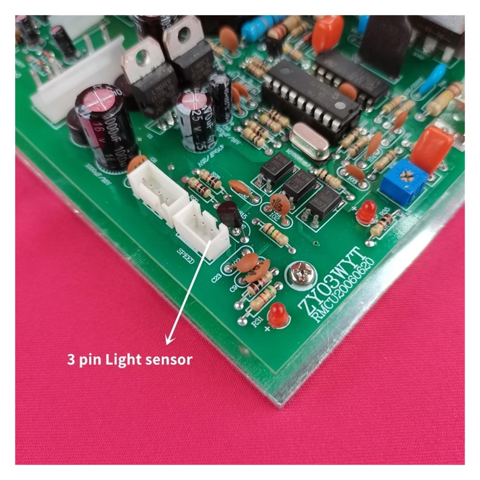 ZY03WYT – Contrôleur De Vitesse De Moteur for Tapis Roulant, Carte De Pilote A43178, Carte Mère Générale for Tapis Roulant, Carte D'alimentation RB3203 RB3205(220V,2 pins)
