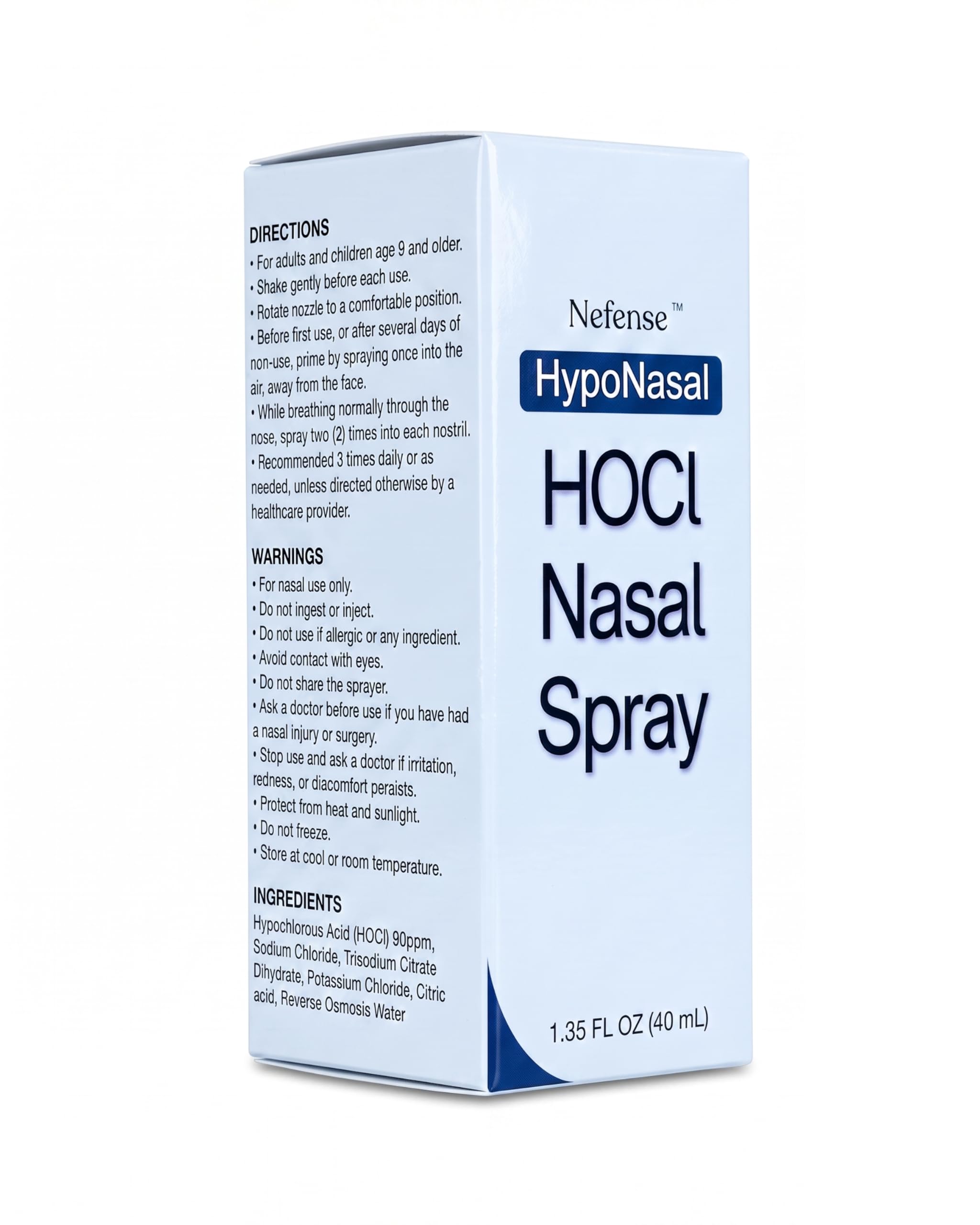 HypoNasal Daily Nasal Spray, Doctor Approved Hypochlorous Acid Antimicrobial Spray Cleanses Irritants Causing Allergies Inflammation Congestion Snoring and Irritation, Sleep, Opens Airways — Amazon image 4