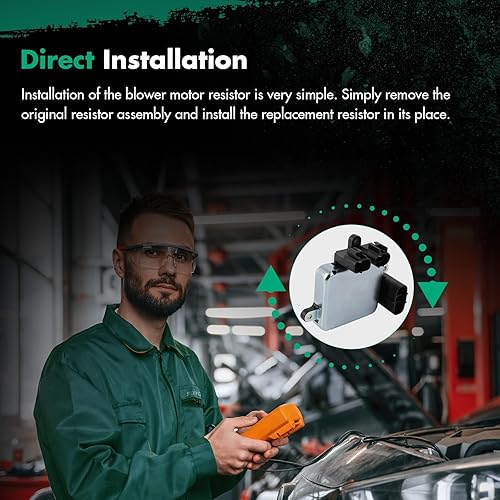 Miniatura 190 de SCITOO Resistencia de motor de ventilador HVAC para 2008-2013 para Chrysler 300/2008-2016 para Town & Country/2008-2010 para Dodge Charger/2008-2018