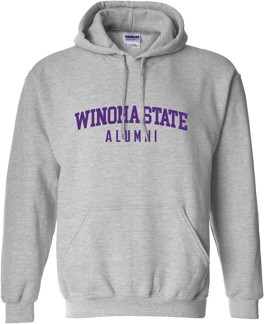 CreateMyTee | Winona State Warriors Alumni Hooded Sweatshirt