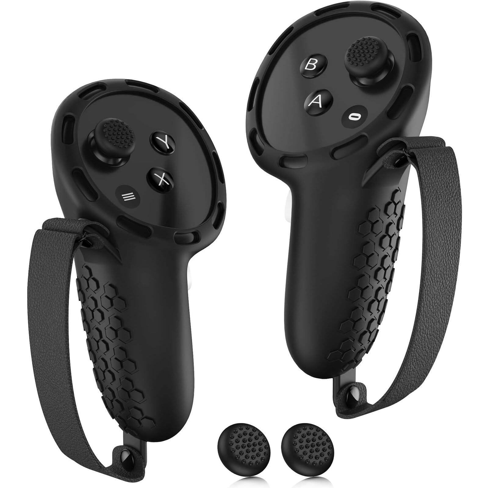Ensemble de coques en silicone pour Meta Quest 3,Accessoires pour Meta Quest 3,Silicone pour Les articulations,une coque de protection pour manette de réalité virtuelle