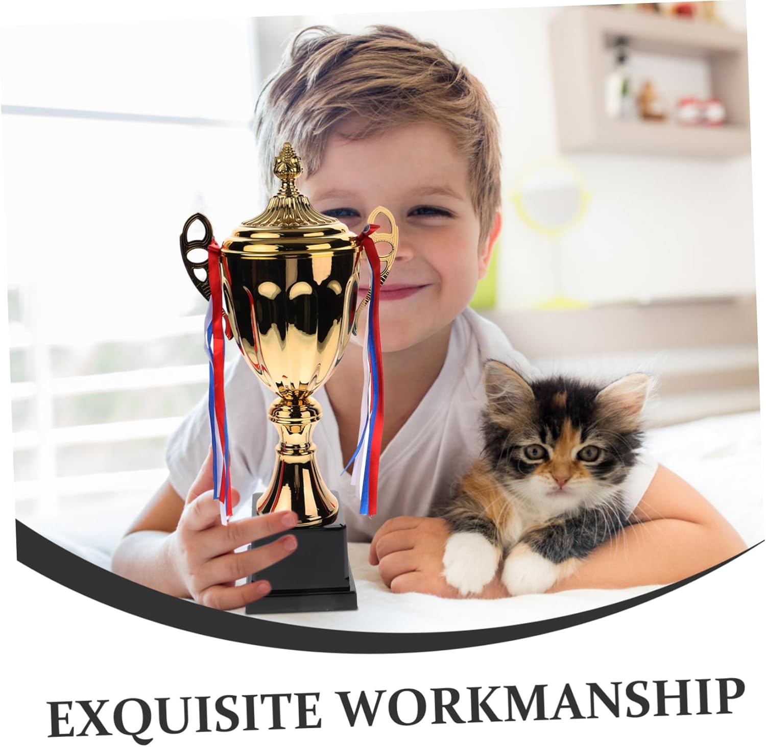 Trophy Sports Competition Trophy Cup for Basketball Match School Tournament Honor